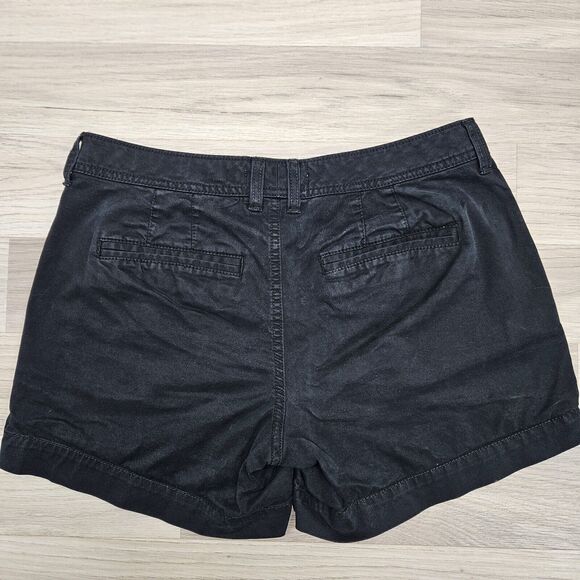 OLD NAVY Womens Black Perfect Shorts Khaki Chinos Size 6 - Picture 7 of 7